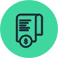 Invoice icon for entry status