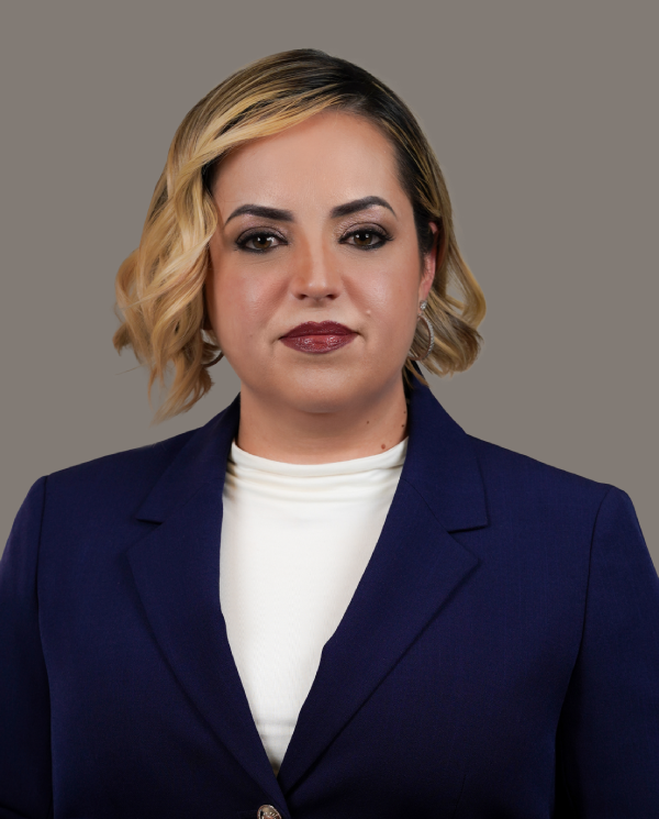 Woman presenting law practice software